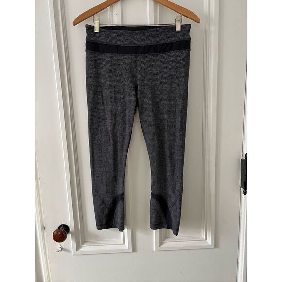 Lululemon wonder under black and gray tweed like leggings 8 - Picture 1 of 6